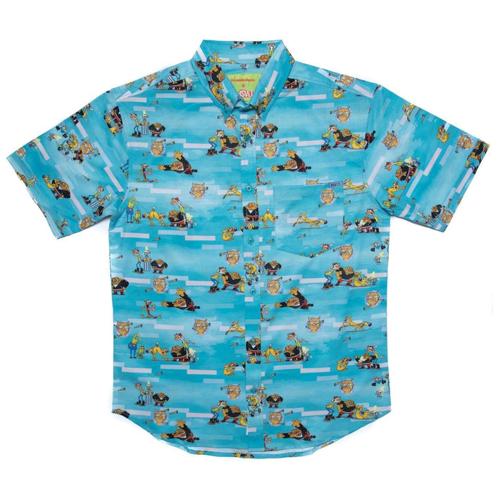 RSVLTS Nickelodeon Short Sleeve Shirt CatDog "Greaser Dogs" – KUNUFLEX Short Sleeve Shirt