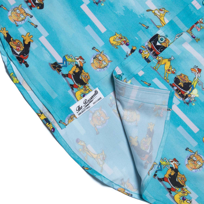RSVLTS Nickelodeon Short Sleeve Shirt CatDog "Greaser Dogs" – KUNUFLEX Short Sleeve Shirt