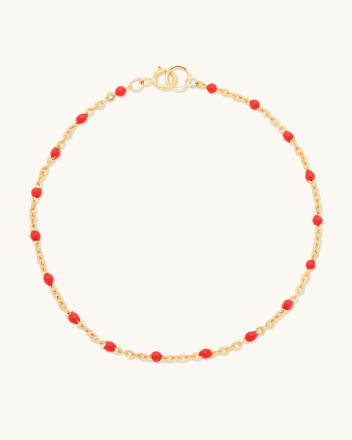 Cherry Candy Chain Anklet