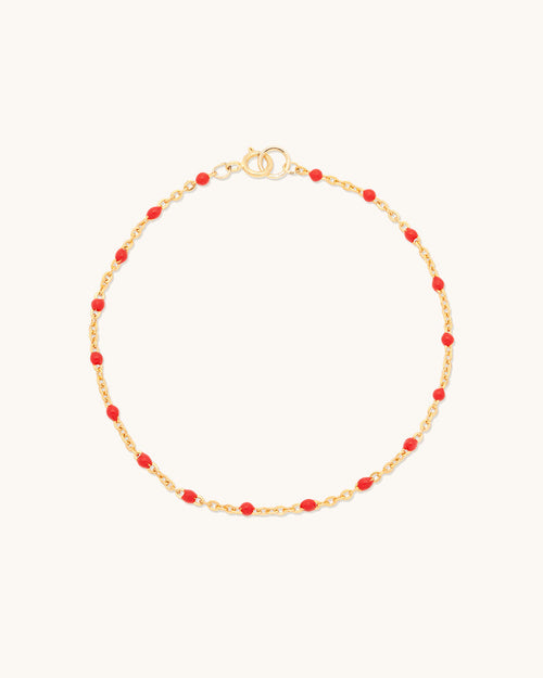 Cherry Candy Chain Bracelet