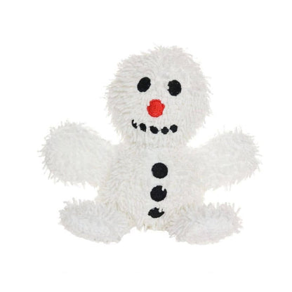 Tuffy Dog Toys - VIP Products dog toys Christmas Winter Mighty Microfiber Ball Snowman Holiday Squeaky Dog Toy