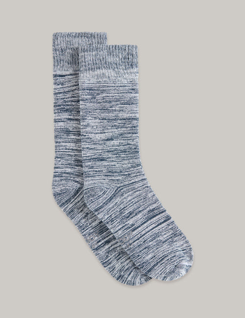 Chunky Bed Socks - Dove Marl