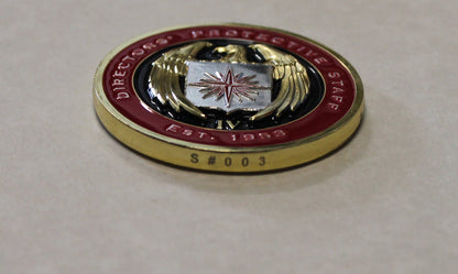 CIA Director's Protective Staff Serial Numbered Challenge Coin