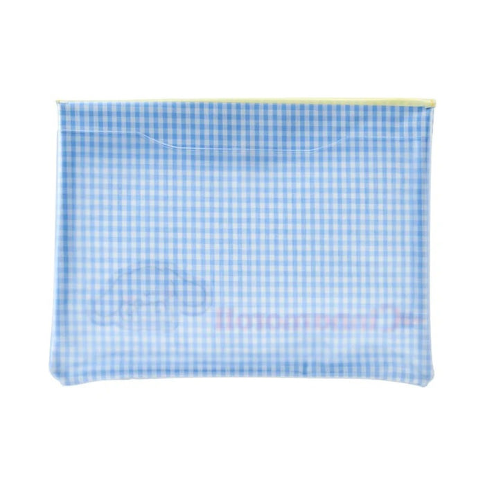 Cinnamoroll Gingham Flat Pouch Stationery Japan Original
