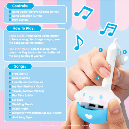 Cinnamoroll Mini Otamatone Melody Charm Accessory Hamee.com - Hamee US