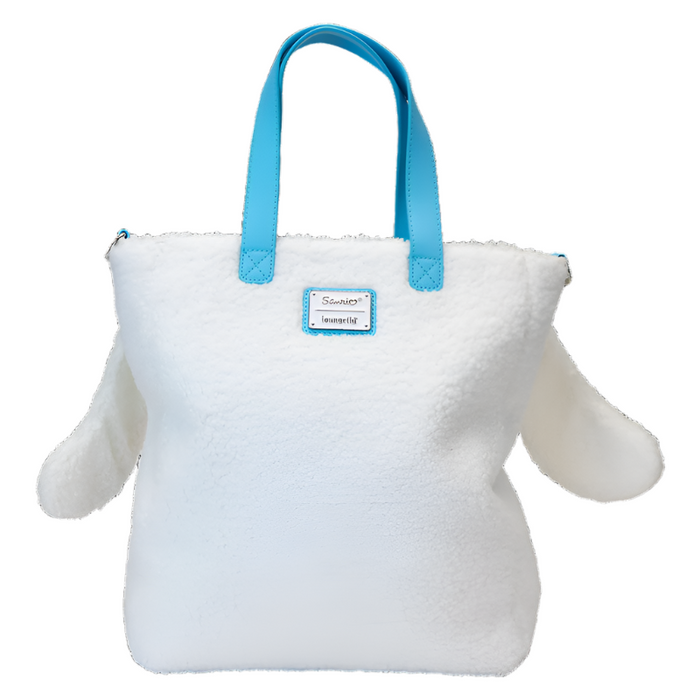 Cinnamoroll x Loungefly Sherpa Tote Bag With Coin Bag Bags LOUNGEFLY