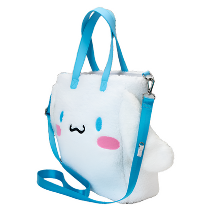 Cinnamoroll x Loungefly Sherpa Tote Bag With Coin Bag Bags LOUNGEFLY