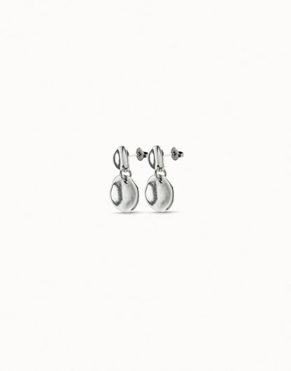 Circle drop earrings