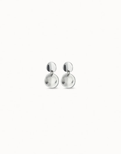 Circle drop earrings
