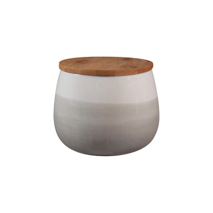 Ciroa Horizon Porcelain Small Storage Jar White