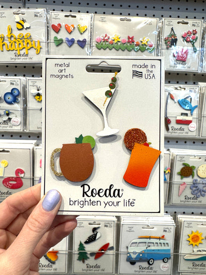 Cocktail Magnets S/3