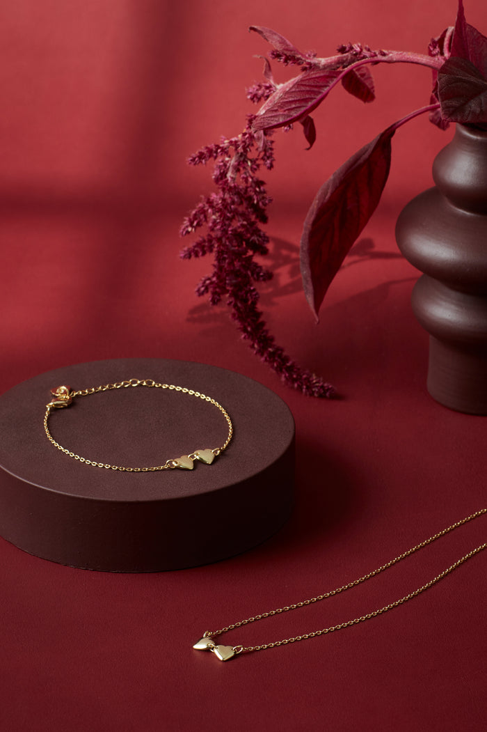 Connected Hearts Bracelet