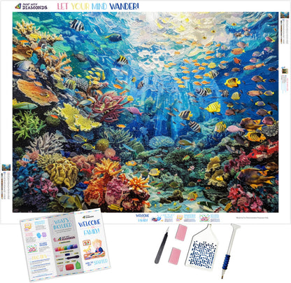 Coral Reef Underwater Scene