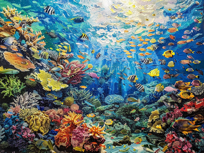 Coral Reef Underwater Scene