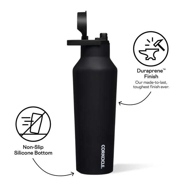 Corkcicle - 20oz Sport Canteen Series A - Matte Black - Findlay Rowe Designs