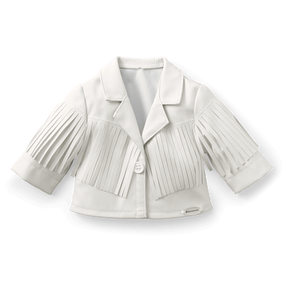 Courtney’s™ White Fringe Jacket for 18-inch Dolls (Historical Characters)