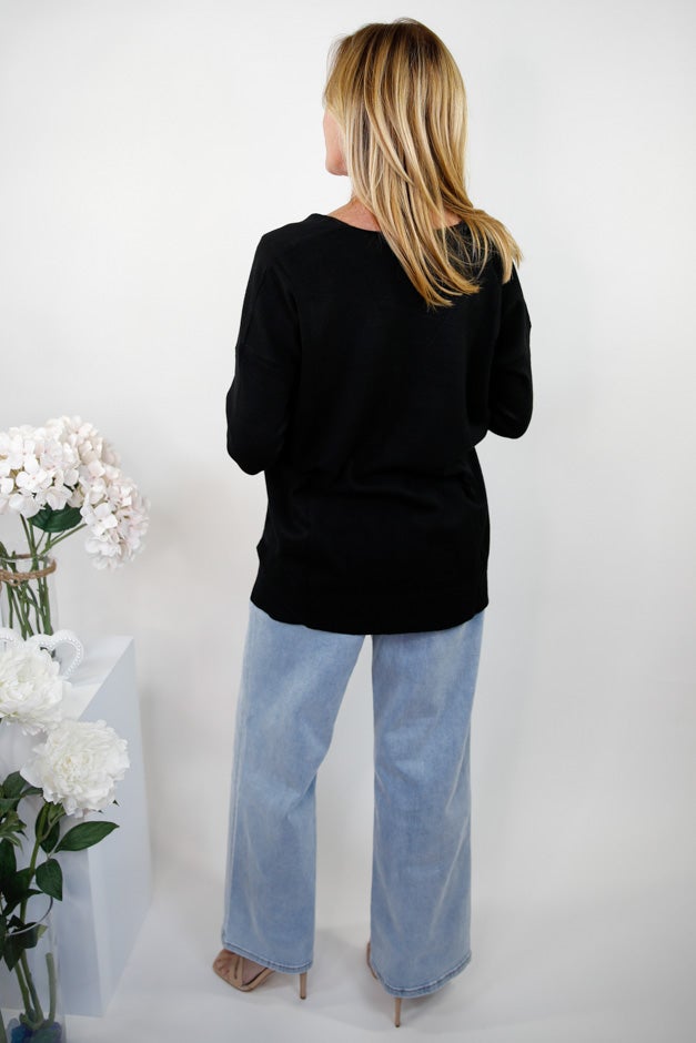 Cozy Up V Neck Sweater