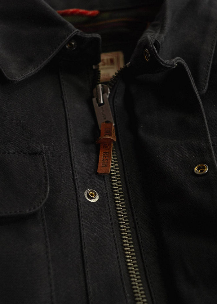 Cruiser Jacket - Shelter Series Waxed Canvas - Iron & Resin