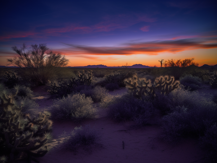 Desert at Twilight