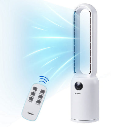 Devanti 2in1 Bladeless Fan Air Purification W/ Remote 88cm - Devanti