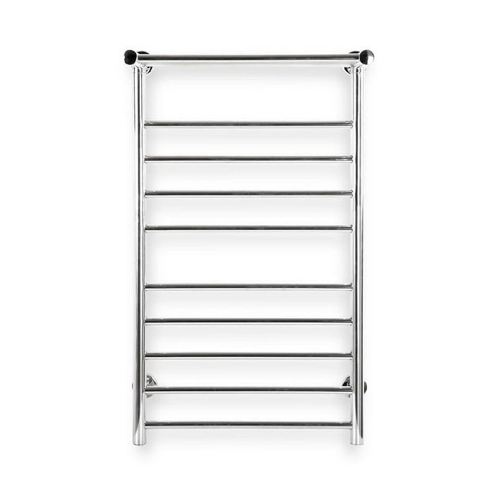 Devanti Electric Heated Towel Rail Rack 14 Bars Wall Mounted Clothes Dry Warmer -Home Living Store - -