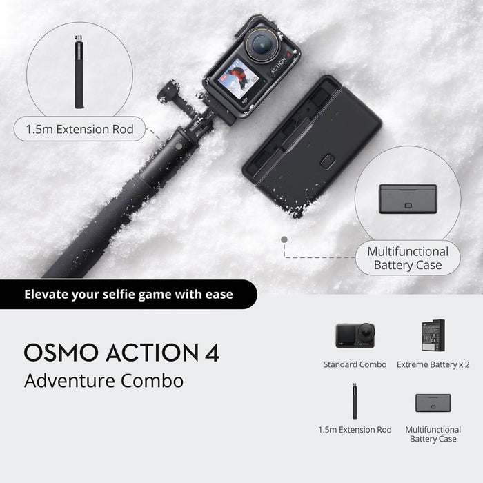 DJI Osmo Action 4 Adventure Combo | CP.OS.00000270.01 DJI Camera Euronics Ireland