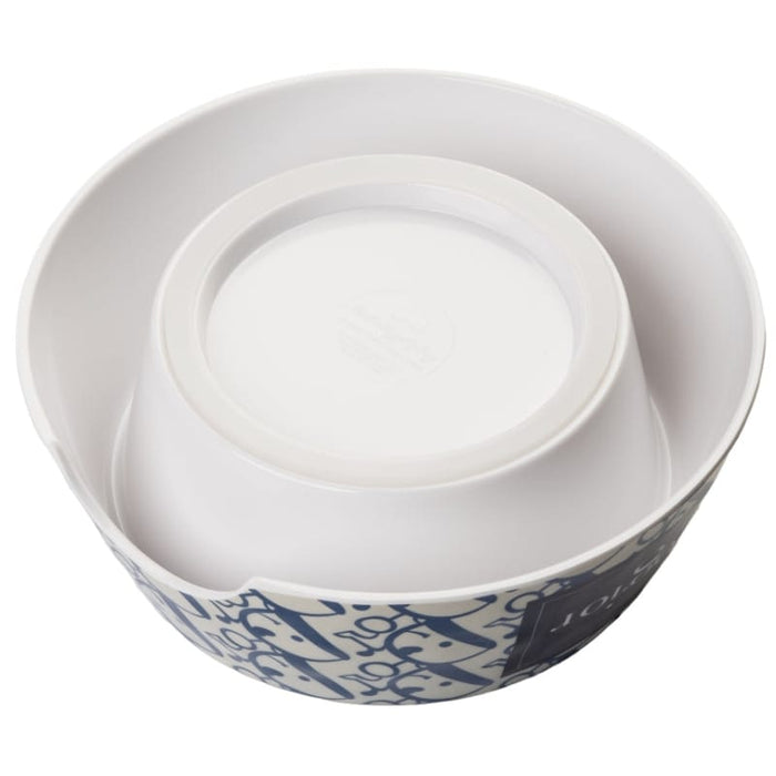 Dog-ior Stylish Blue Pet Bowl - Size Medium