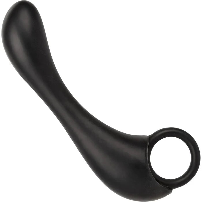 CalExotics® Dr. Joel Kaplan Silicone Prostate Locator - Ergonomic Anal Probe Black