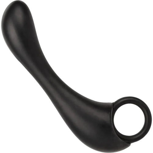 CalExotics® Dr. Joel Kaplan Silicone Prostate Locator - Ergonomic Anal Probe Black