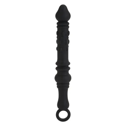CalExotics® Dr. Joel Kaplan Silicone Prostate Probe - Textured Anal Stimulator Black