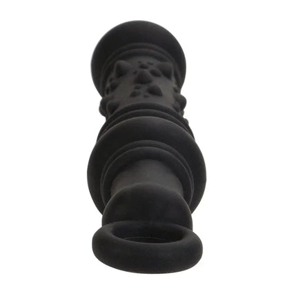 CalExotics® Dr. Joel Kaplan Silicone Prostate Probe - Textured Anal Stimulator Black
