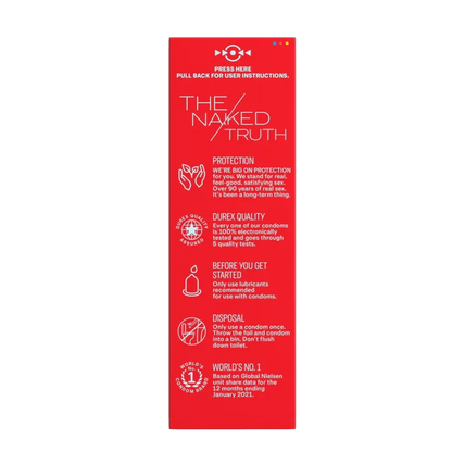 Durex® Extra Sensitive Lubricated Condoms 12 - Pack - 12-Pack