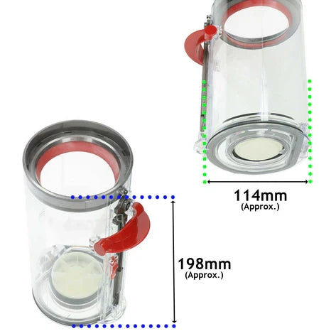 Dyson V11 Bin Dust Bucket Replacement 965443-01 | 970050-01 for V11 | V15 Bin Bucket | SV14 | SV15 | SV22| SV28 Cordless Cleaner Vacuum