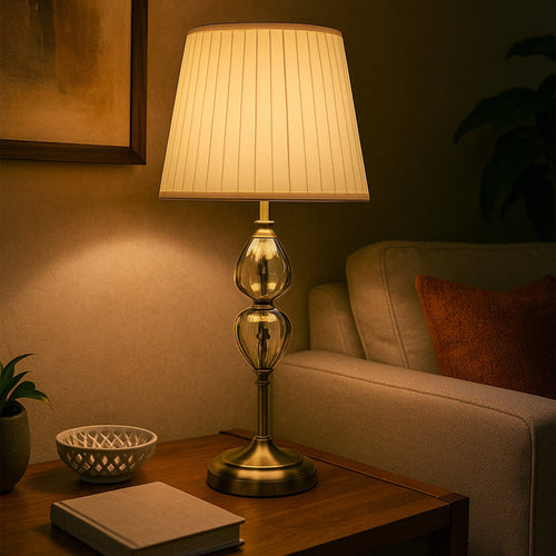 Edith Table Lamp White by Urban Style