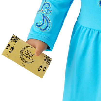 Eid al-Fitr Celebration Outfit for 18-inch Dolls