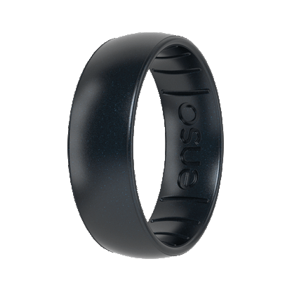 Elements Classic Silicone Ring - Black Pearl