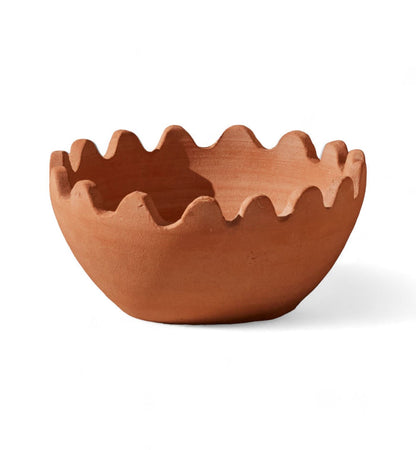 Ena Terracotta Bowl - side view
