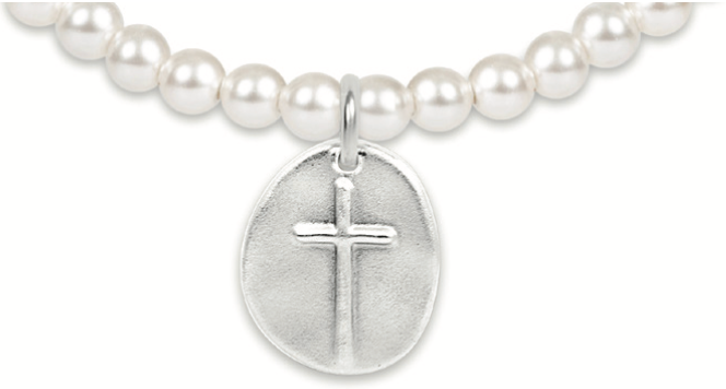 Enewton - Classic Pearl 4mm Bead Bracelet - Inspire Sterling Charm - Findlay Rowe Designs