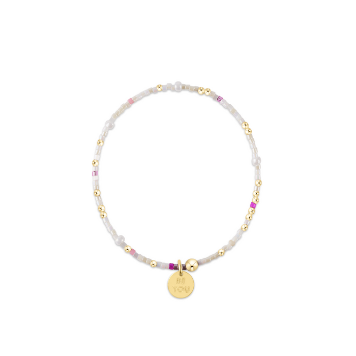 Enewton - Egirl Hope Unwritten Bracelet - With Sprinkles On Top - Be You Small Gold Disc - Findlay Rowe Designs