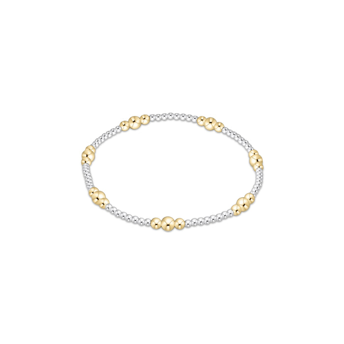Enewton - Purpose Gold 4mm Bead Bracelet - Mixed Metal - Findlay Rowe Designs