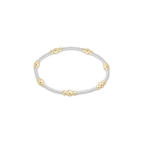 Enewton - Purpose Gold 4mm Bead Bracelet - Mixed Metal - Findlay Rowe Designs