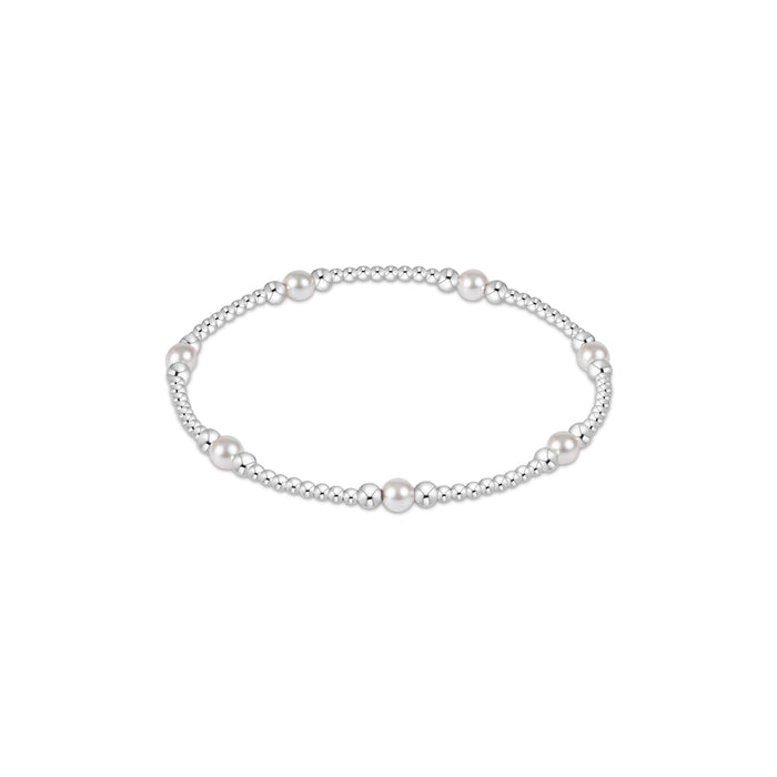 Enewton - Purpose Pearl 4mm Bead Bracelet - Sterling - Findlay Rowe Designs