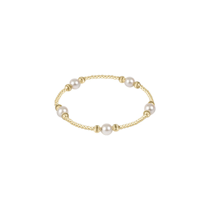 Enewton - Purpose Pearl 6mm Bead Bracelet - Dignity - Findlay Rowe Designs