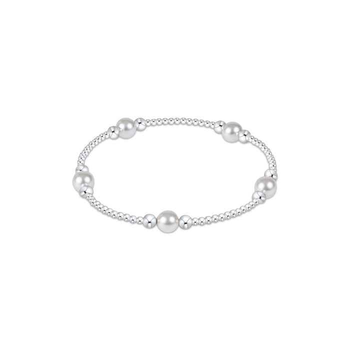 Enewton - Purpose Pearl 6mm Bead Bracelet - Sterling - Findlay Rowe Designs