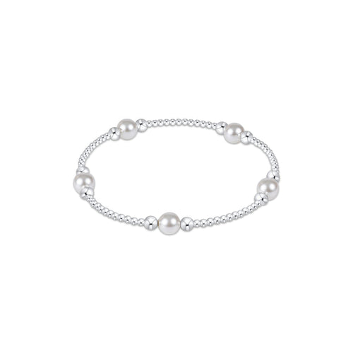 Enewton - Purpose Pearl 6mm Bead Bracelet - Sterling - Findlay Rowe Designs