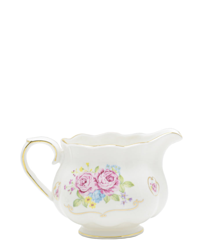 English Rose Milk Jug & Sugar Canister