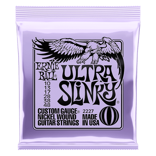 Ernie Ball 2227 Ultra Slinky Nickel Wound Electric Guitar Strings 10-48