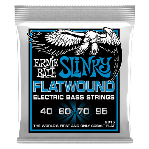 Ernie Ball 2815 Extra Slinky Flatwound Electric Bass Strings 40-95