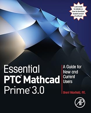 Essential PTC® Mathcad Prime® 3.0: A Guide for New and Current Users Paperback
