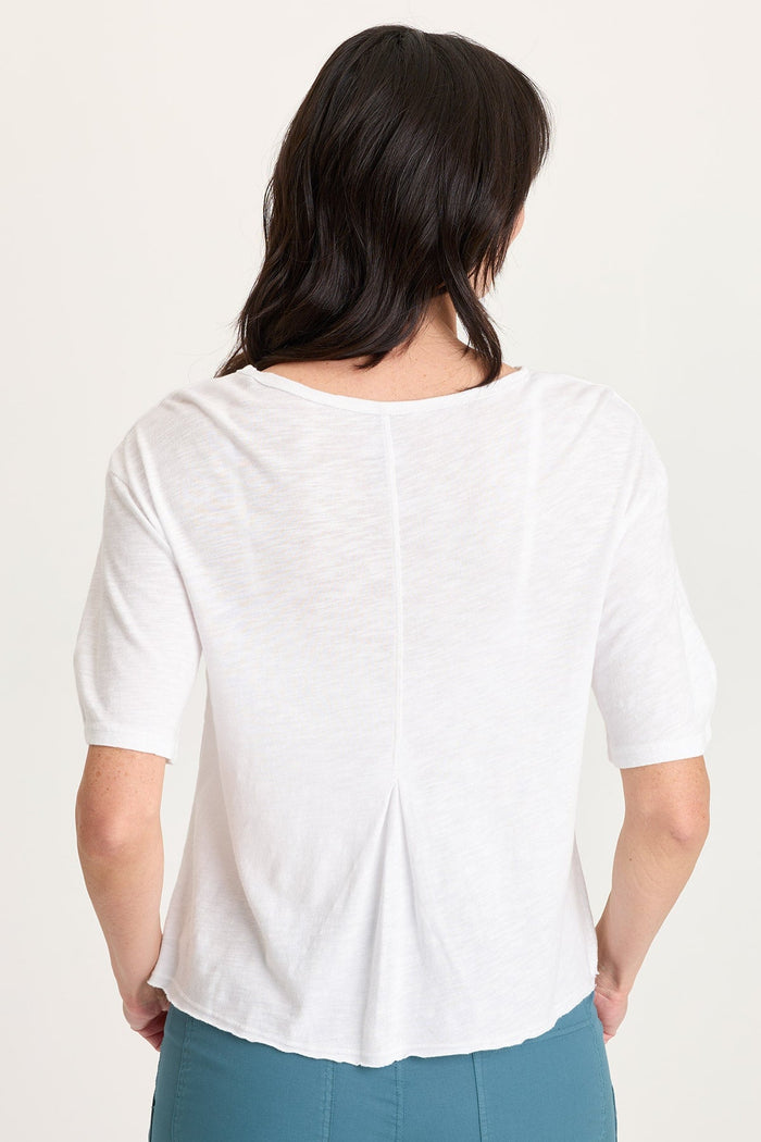 XCVI Esti Linen Short Sleeve Tee